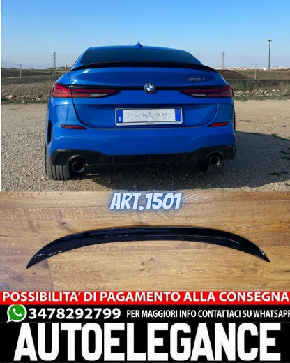 SPOILER ADATTO PER BMW SERIE 2 F44 GRAND COUPE 2020+ LOOK MSPORT NERO LUCIDO