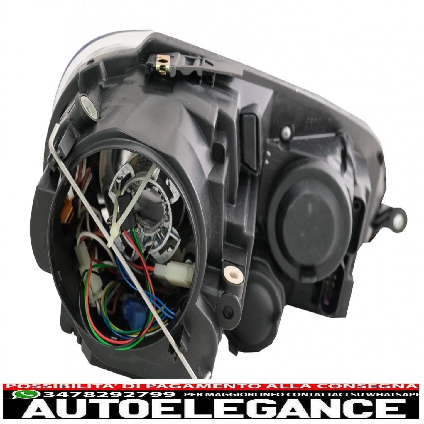 Xenon headlights suitable for vw golf 5 v jetta iii (2003-2009) chrome right hand drive 