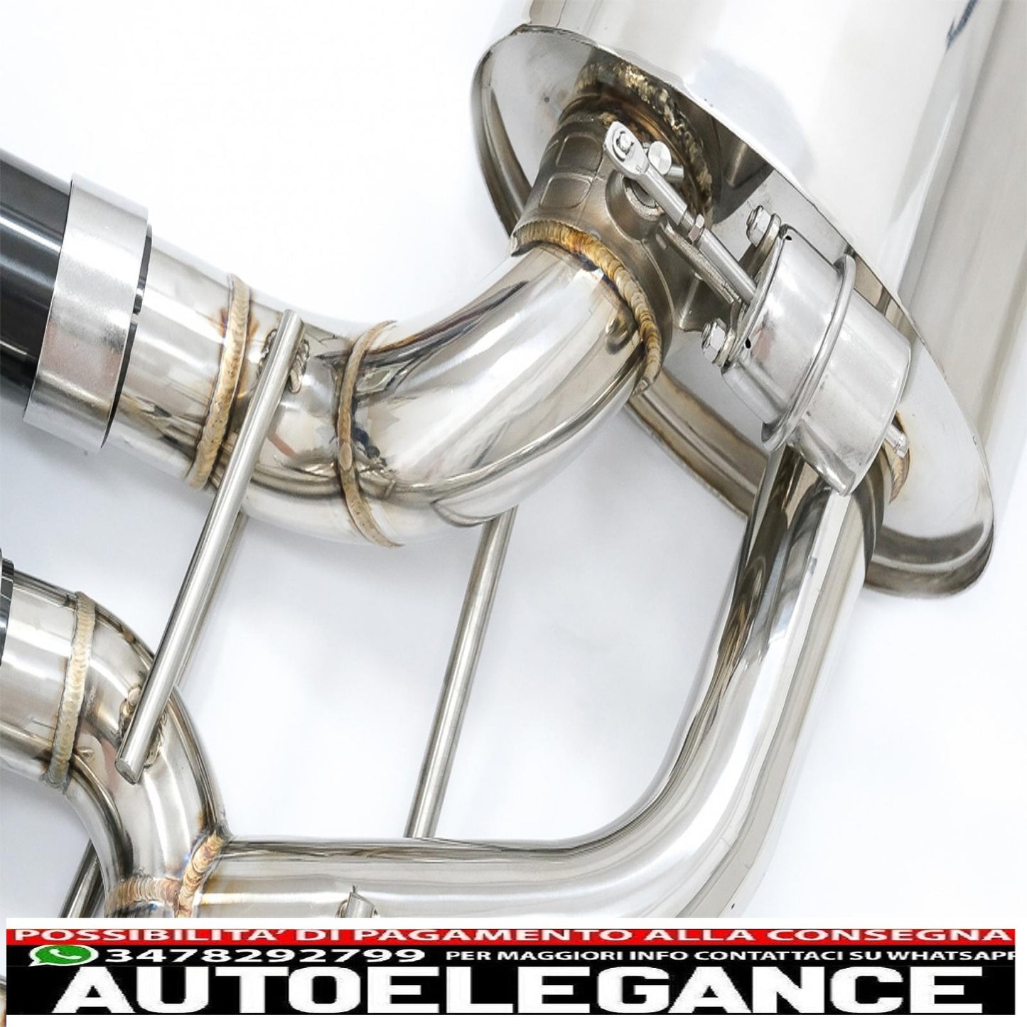complete exhaust system suitable for mercedes g-class w463 (2009-2018) g500 g55 g63 g65 black triple exhaust pipes with electronic valve