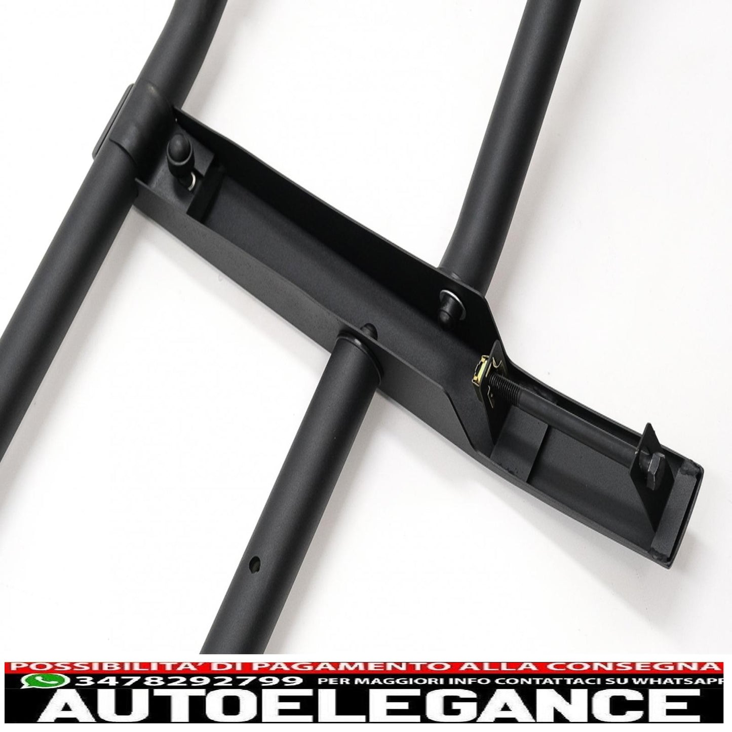 Bullbar adatto per mercedes classe g w463 (1989-2018) nero solo per paraurti g63 g65 AUTOELEGANCERICAMBI