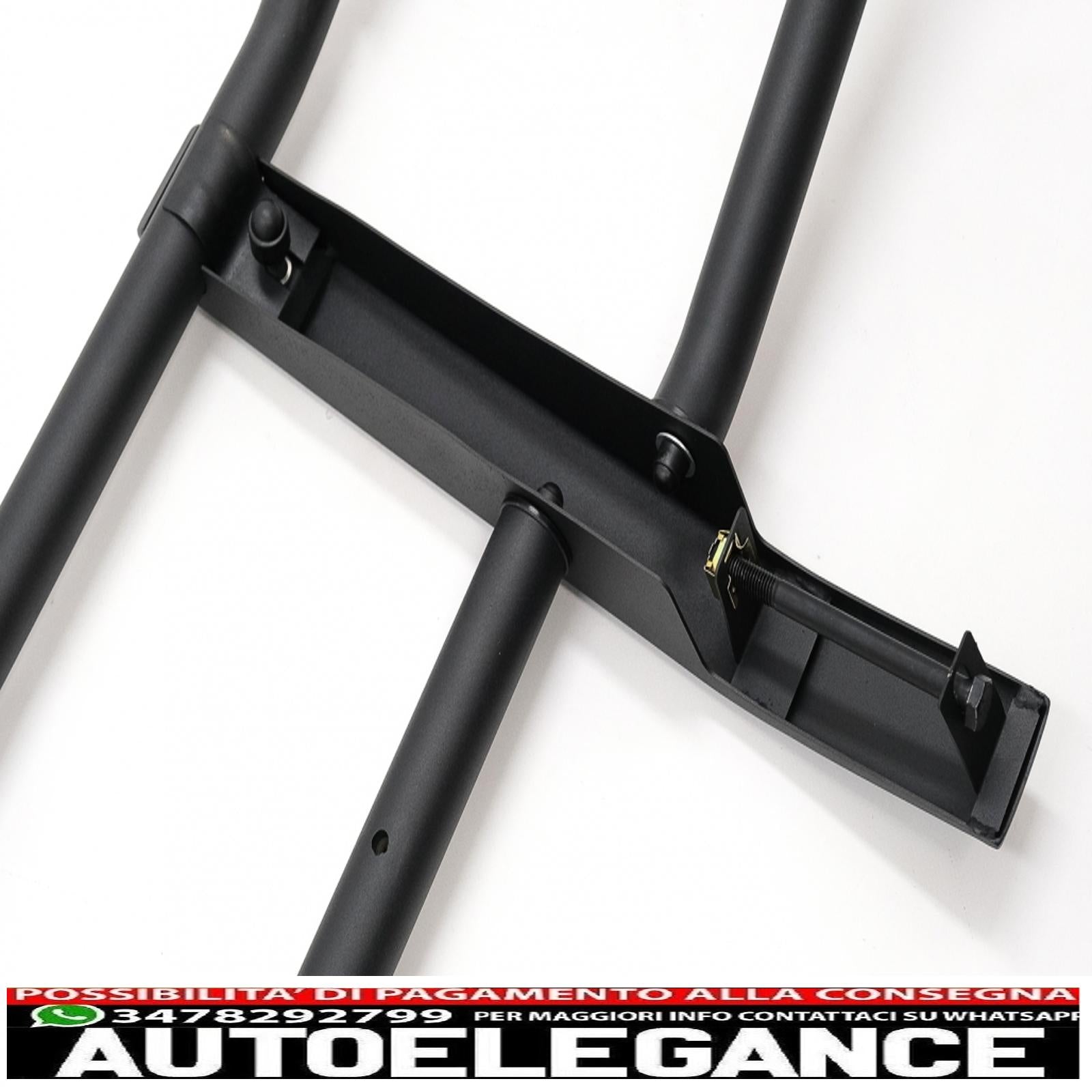 Bullbar adatto per mercedes classe g w463 (1989-2018) nero solo per paraurti g63 g65 AUTOELEGANCERICAMBI