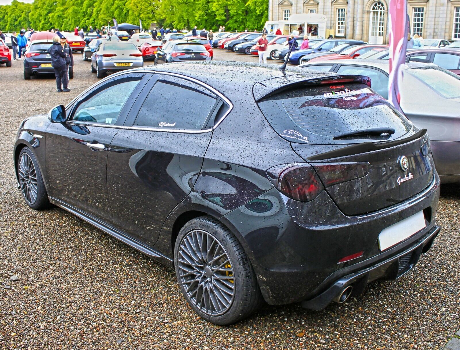 ALFA ROMEO GIULIETTA SPOILER POSTERIORE COFANO NERO LUCIDO 0073 AUTOELEGANCERICAMBI