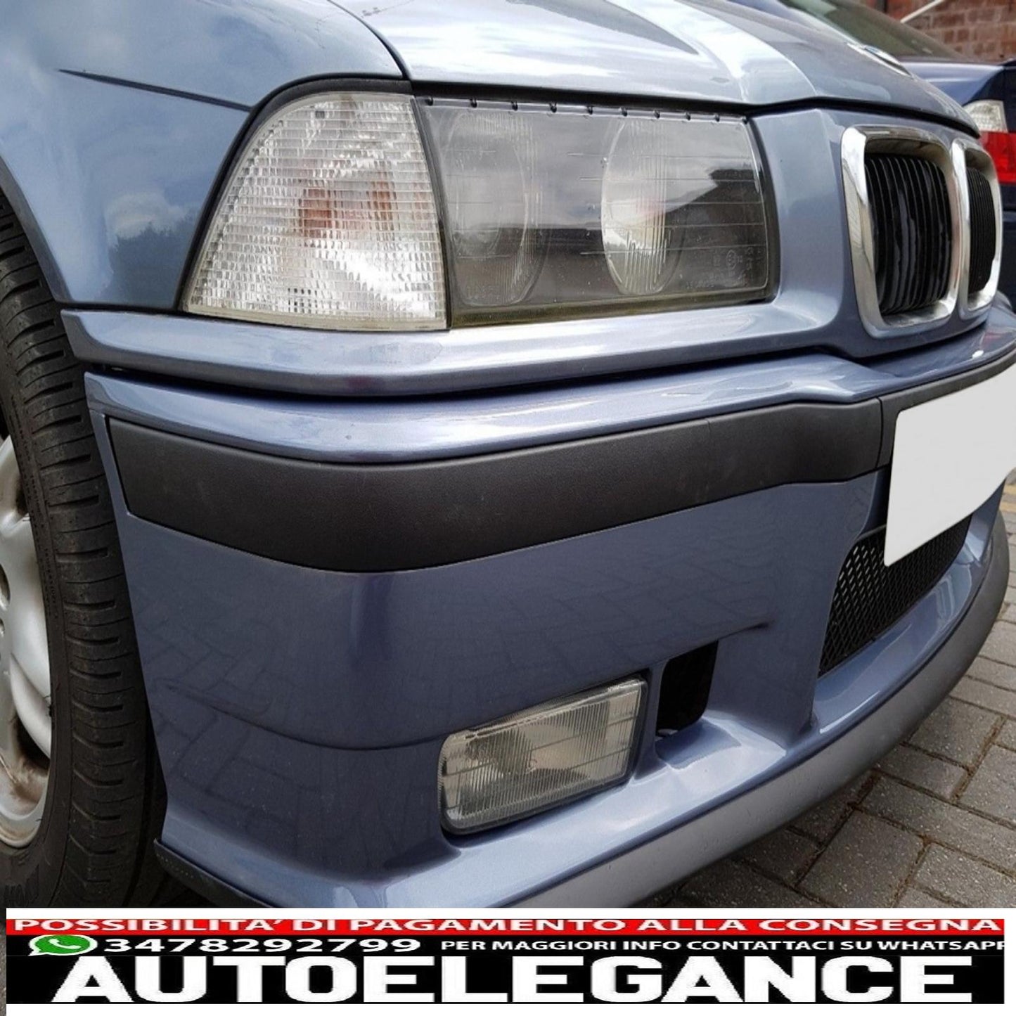 Front bumper panel moldings suitable for bmw 3 series e36 m3 (1992-1998) 