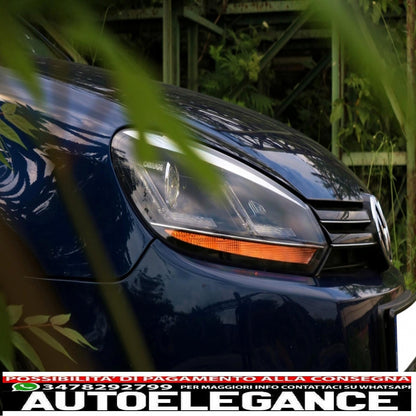 Osram xenon upgrade fari ledriving adatti per vw golf 6 vi (2008-2012) luci di svolta sequenziali dinamiche a led cromate