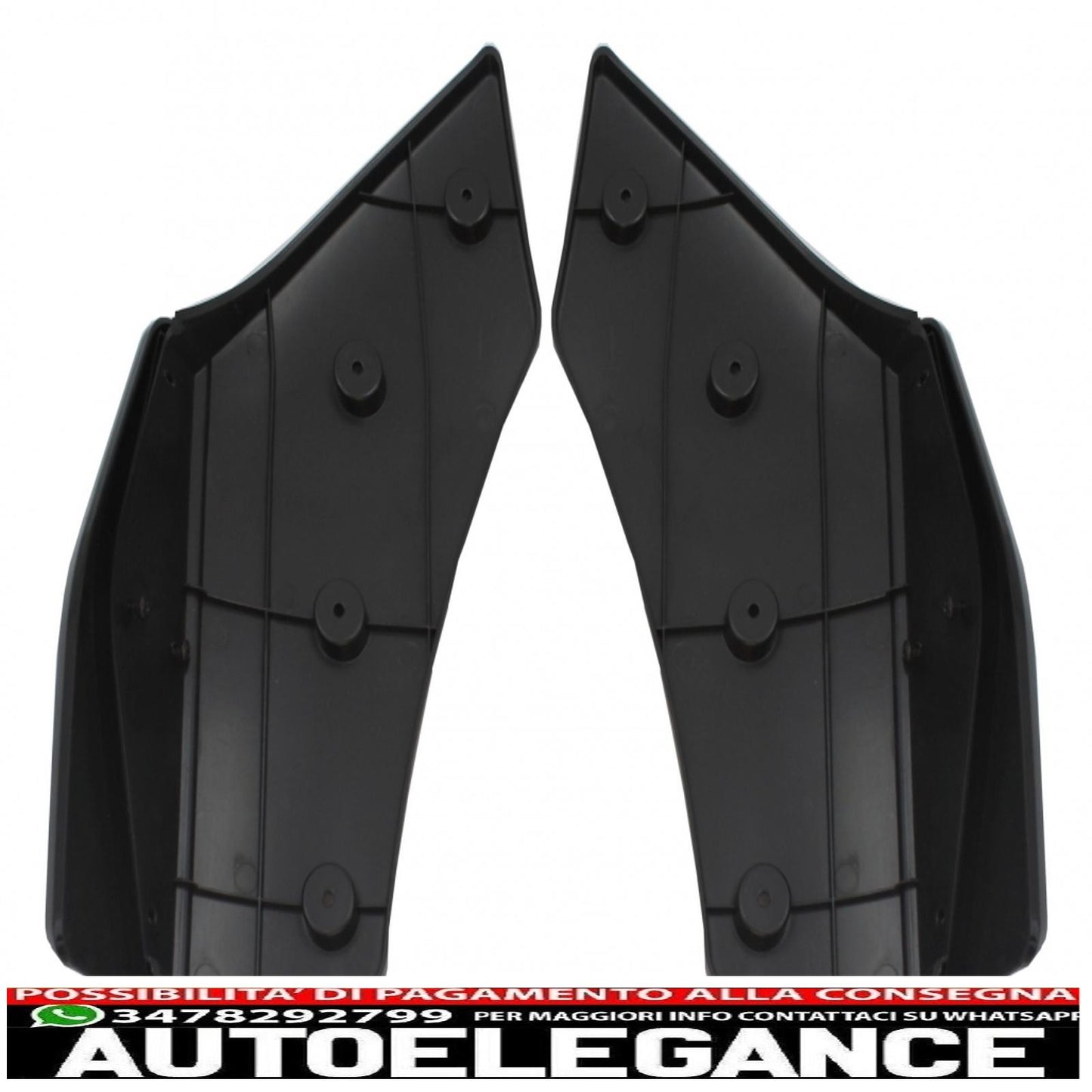 kit carrozzeria paraurti anteriore, diffusore d'aria e coperture degli specchietti adatti per BMW X5 F15 (2014-2018) pacchetto aerodinamico M Technik Sport Design nero pianoforte