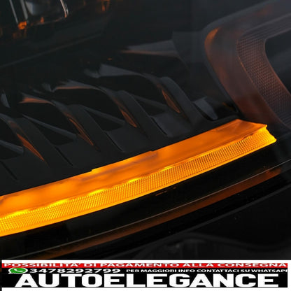 LED headlights suitable for Land Rover Range Sport L494 (2013-2017) with dynamic conversion of direction indicators to Matrix Look model from 2018 onwards 