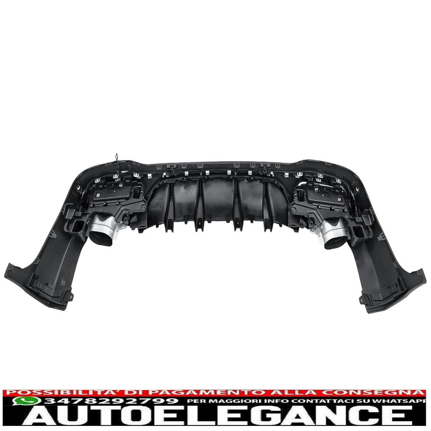 Suggerimenti per il diffusore per Mercedes GLC SUV X253 Facelift 20- GLC43 Pacchetto Look Night