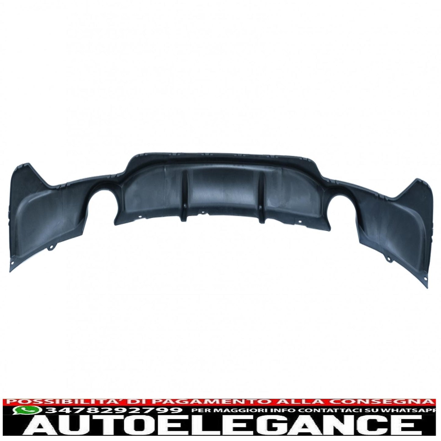 Pacchetto di conversione al diffusore d'aria dal design M con spoiler sul paraurti anteriore adatto per BMW Serie 4 F32 F33 F36 (2013-2019)