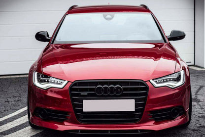 SOTTO PARAURTI ANTERIORE ADATTO PER AUDI A6 4G C7 2011-2014 LOOK TUNING GREZZO