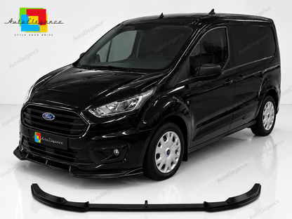 👉Splitter Anteriore ABS Nero Lucido Ford Transit Connect Mk2 Facelift 19-24👈