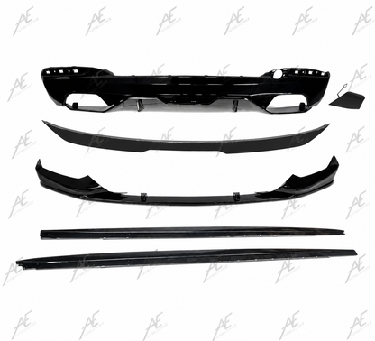 💕BODYKIT  BMW SERIE 5 G30 G31 PRE-LCI M SPORT NERO  LUCIDO💕