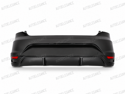 💕ART. 0858 PARAURTI POSTERIORE SEAT LEON 5F 5 PORTE LOOK FR CON USCITA 1+1 💕