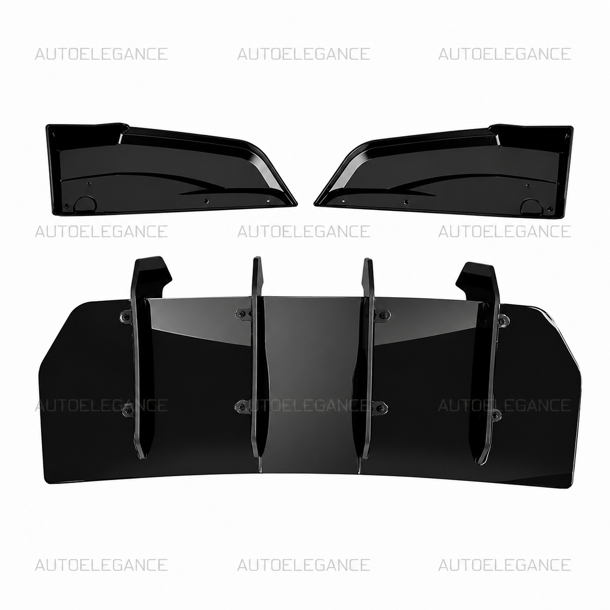 💫Splitter Posteriore + Flaps Nero Lucido Per Cupra Formentor MK1 2020-2024💫