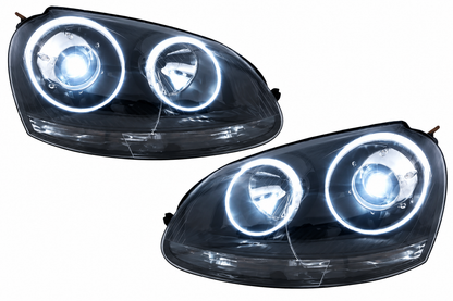 👉Fari Anteriore Black Edition adatto per VW Golf 5 V e Jetta 2003-2010👈
