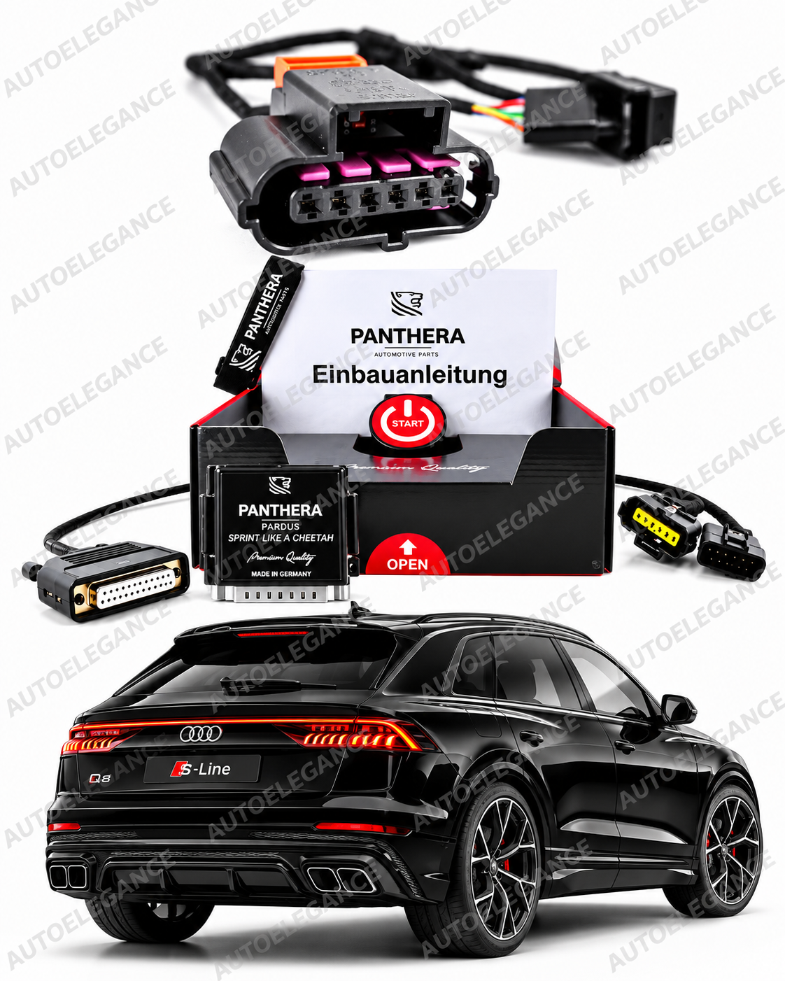 🔥Panthera Pardus Power Pedal Acceleratore Plug & Play per audi Q8 S-Line🔥