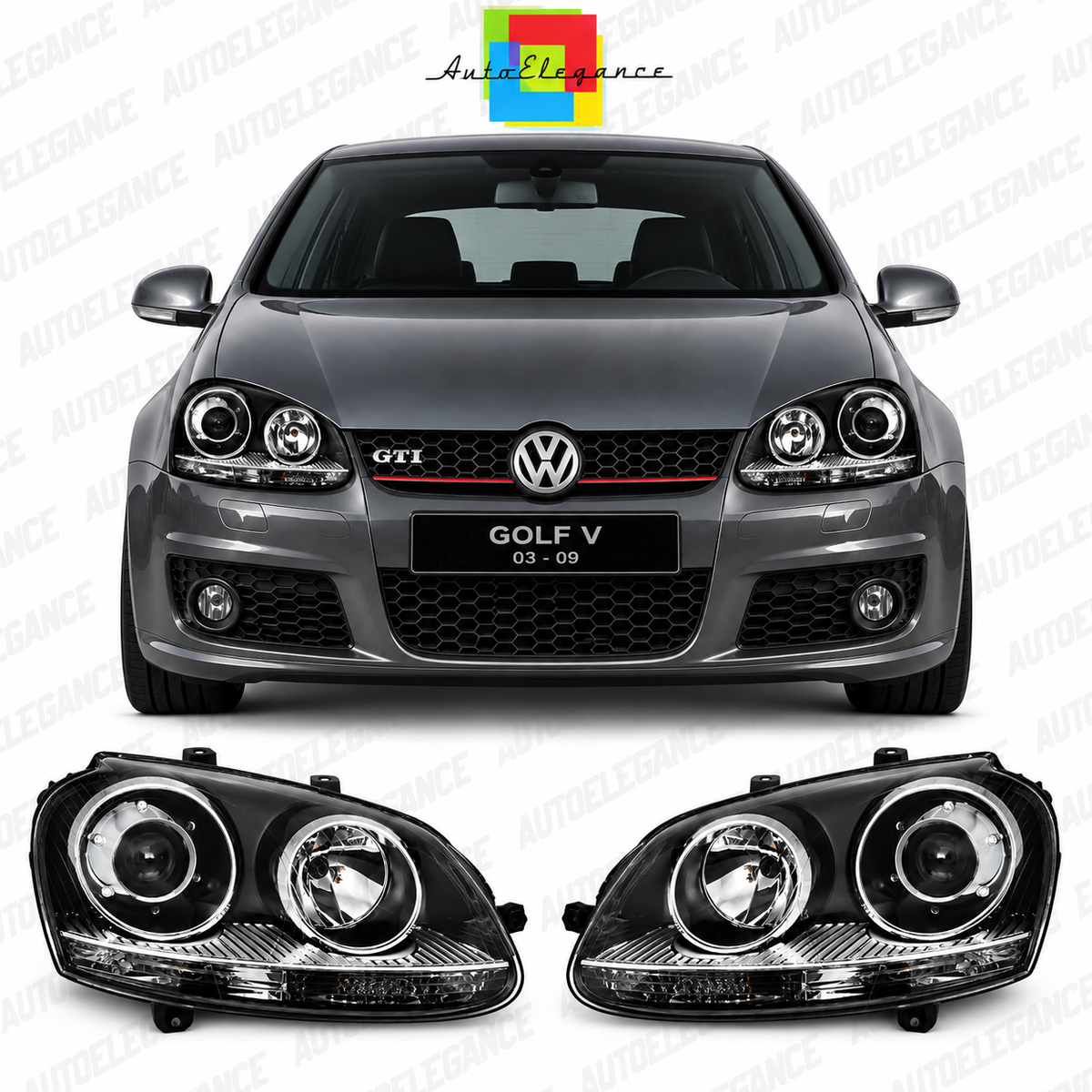 ART.10778 FARI ANTERIORI ADATTO PER VW GOLF V 03-09 (Copy)