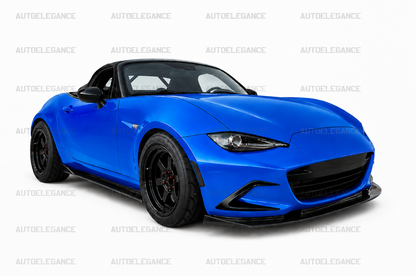 💫ART.10137 Splitter Flaps Anteriori Nero Lucido per Mazda MX-5 ND 2015+💫