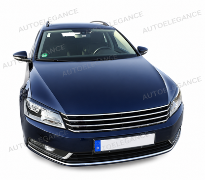💫ART.10062 GRIGLIA NERA CROMATA PER VW PASSAT B7 2010-2014💫