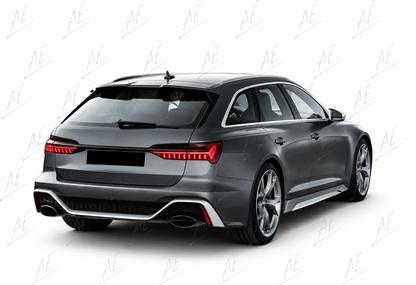 💕ART.10193 SPOILER AUDI  A6 C8  NERO  LUCIDO💕