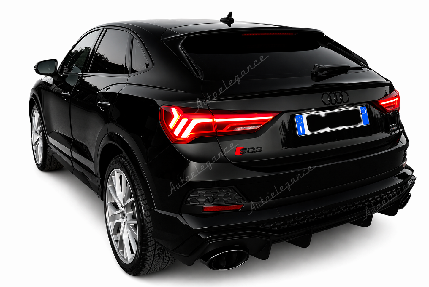 🔥ART.3919 DIFFUSORE PER AUDI Q3 F3 SPORTBACK 2019-2023 S-LINE LOOK NERO🔥