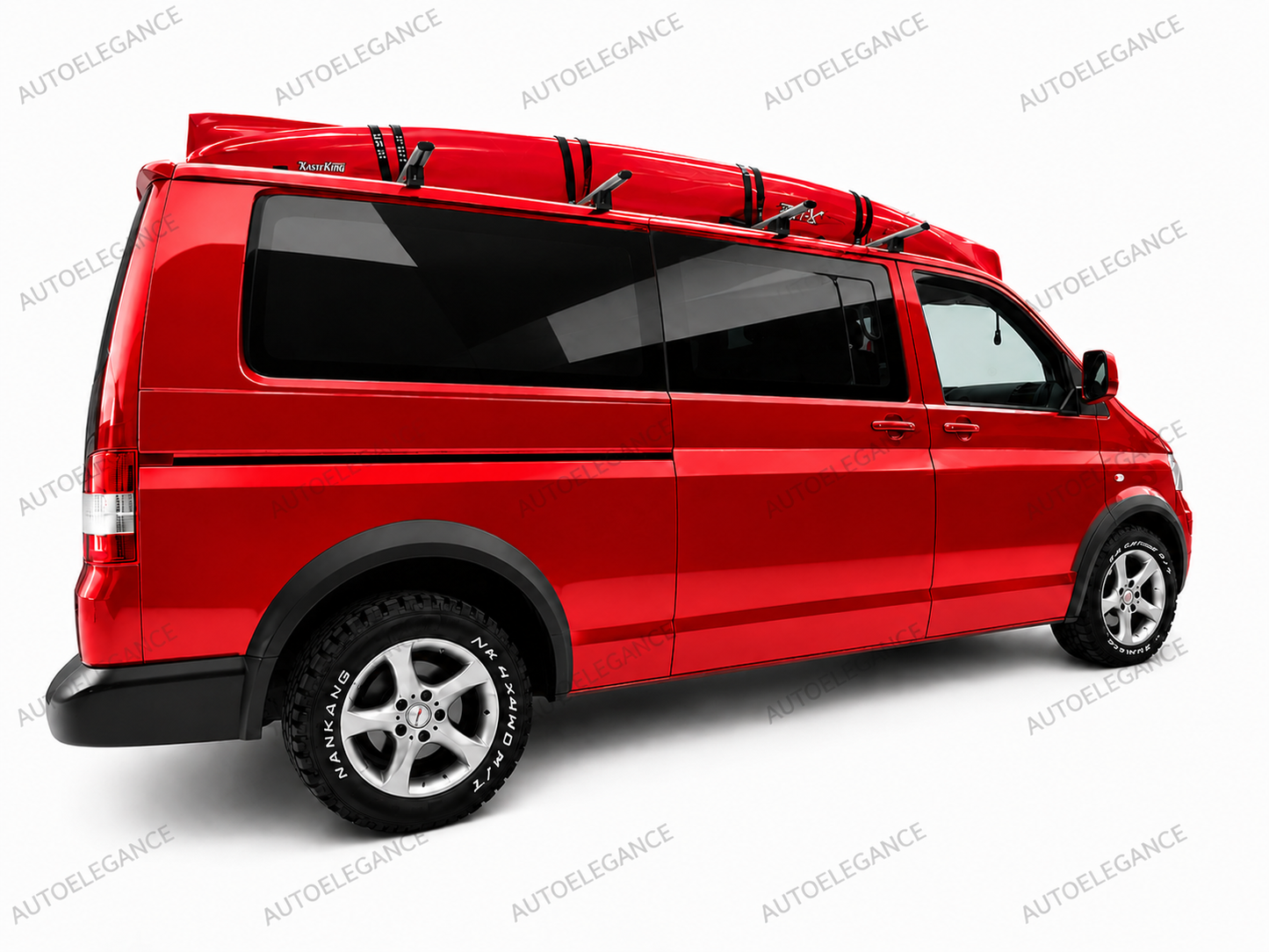 🔥0337 PARAFANGHI ADATTI PER VW TRANSPORTER T5 T5.1 2003-2015 NERO OPACO 🔥