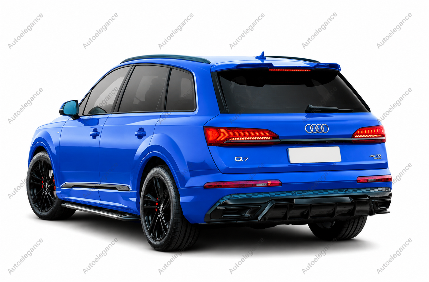 🔥ART.9924 DIFFUSORE POSTERIORE PER AUDI Q7 S LINE 2020+ NERO LUCIDO🔥
