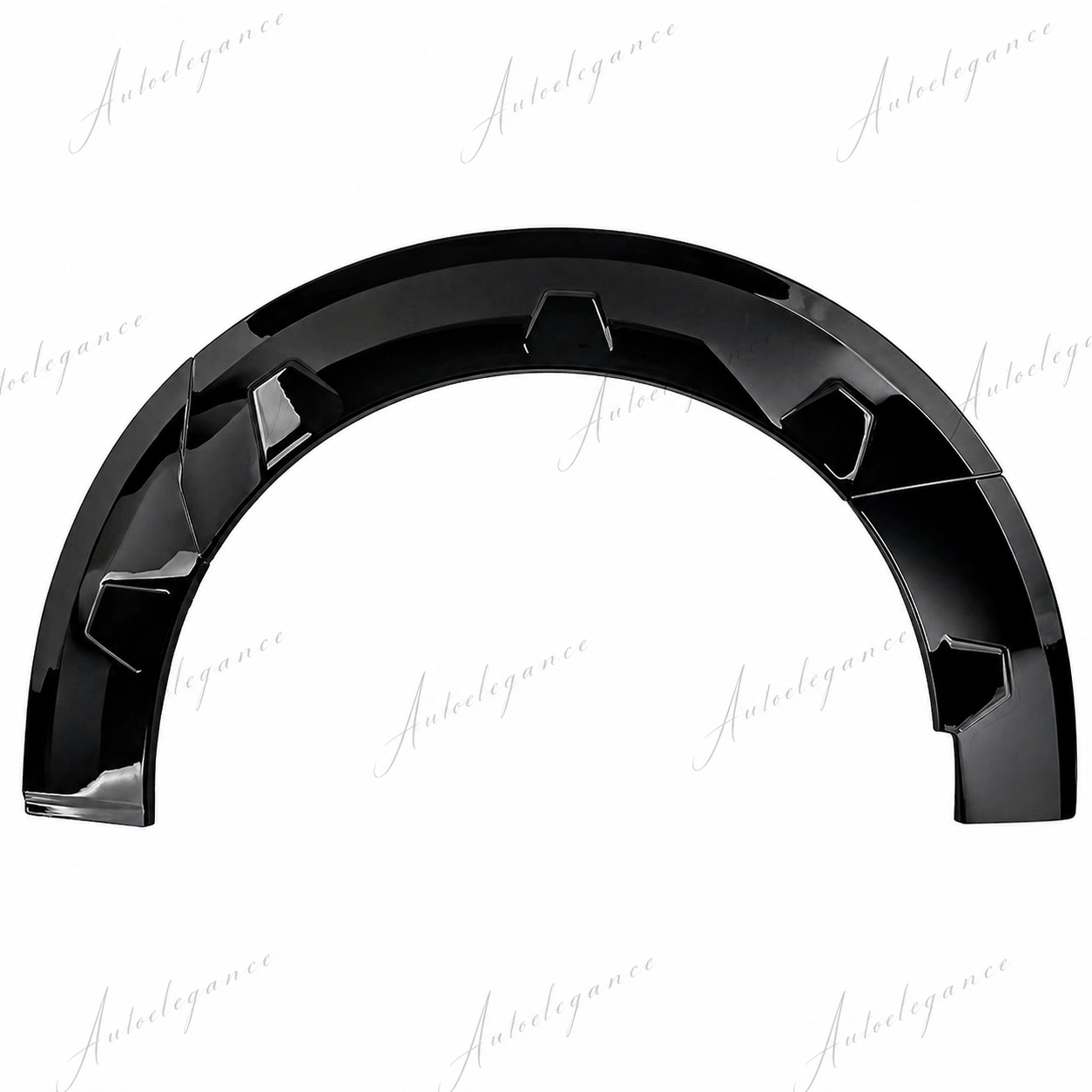 🔥ART.9723 SET PARAFANGHI NERO LUCIDO ABS PER FORD TOURNEO TRANSIT CUSTOM 2023🔥