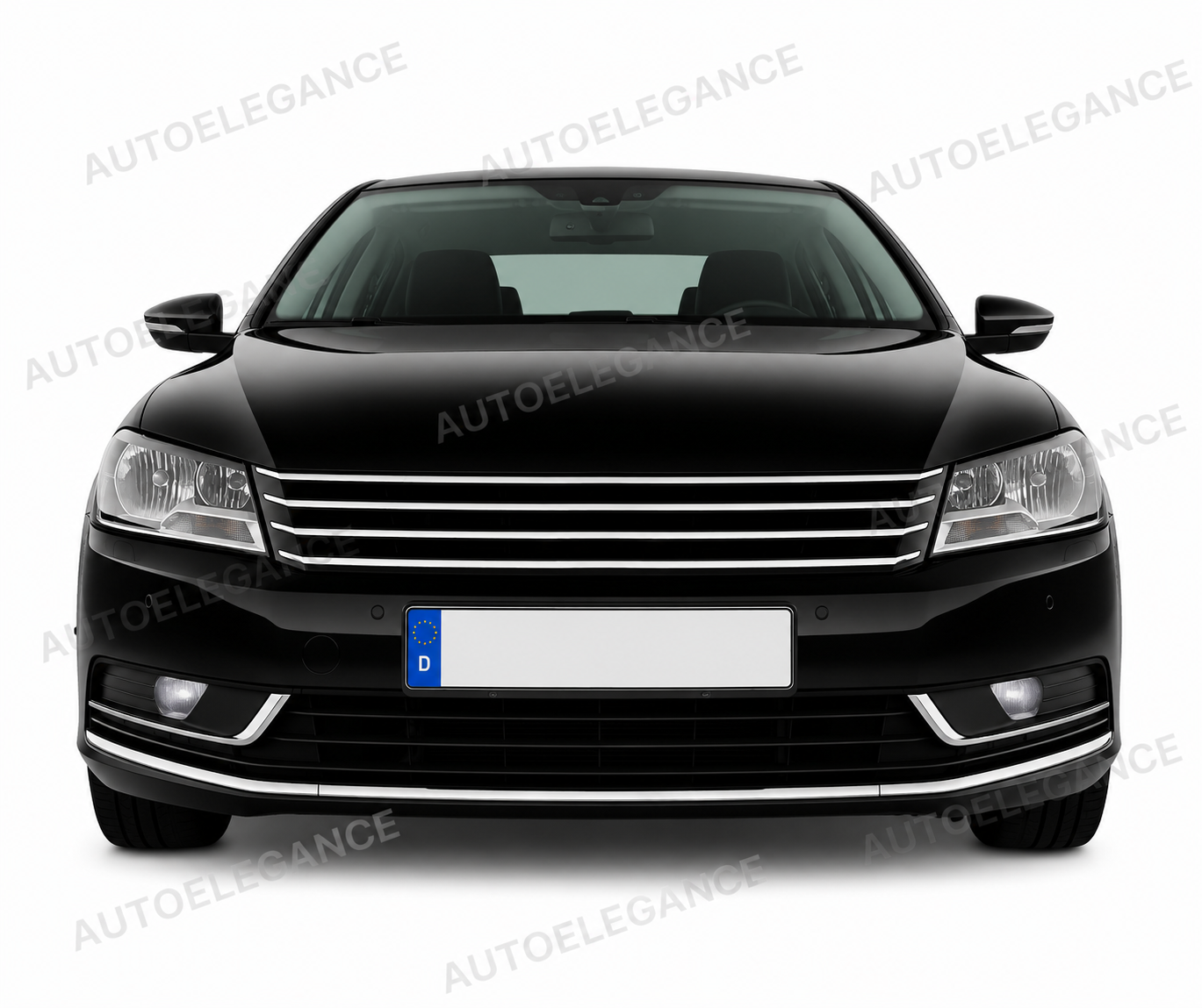 💫ART.10062 GRIGLIA NERA CROMATA PER VW PASSAT B7 2010-2014💫