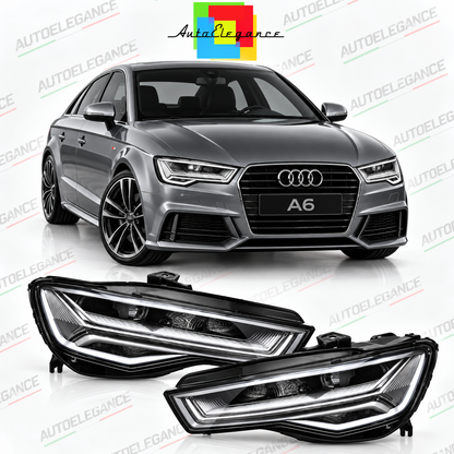 ART.10668 FARI ANTERIORI ADATTO PER AUDI A6 C7 14-18