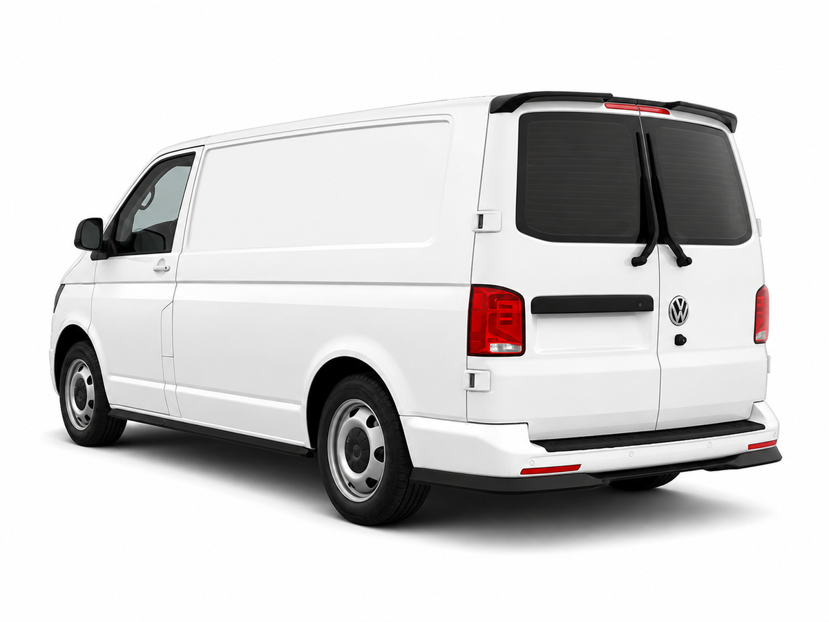 👉Minigonne Laterali Volkswagen T6.1 Passo Lungo Nero Lucido ABS👈