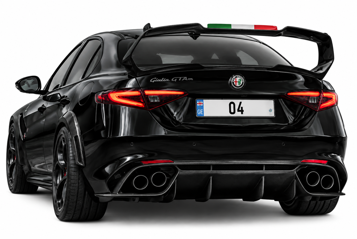 👉ART.10470 Spoiler Cofano look GTA per Alfa Romeo Giulia (grezzo da verniciare)👈