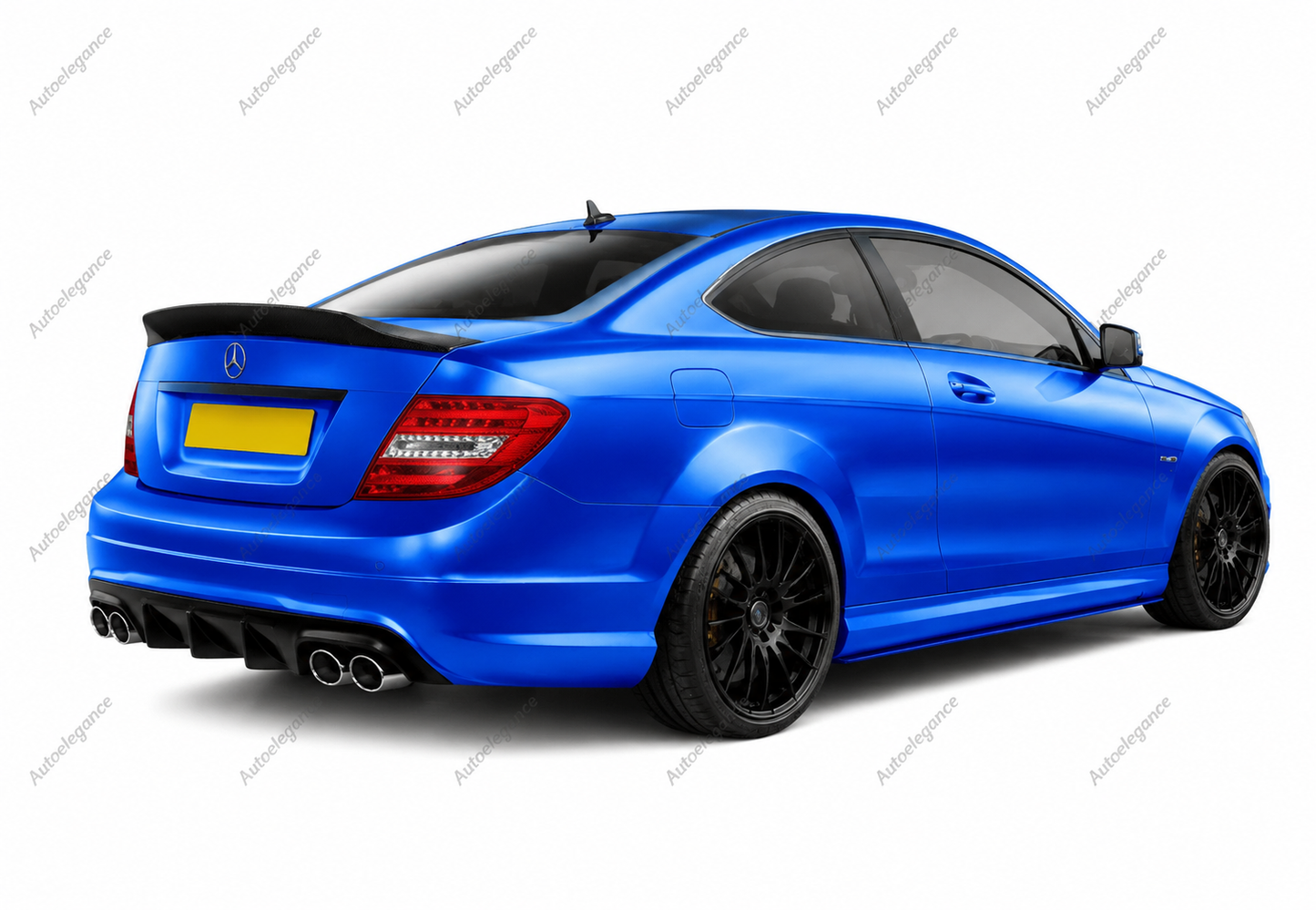 🔥ART.9923 SPOILER POSTERIORE PER MERCEDES CLASSE C COUPE W204 NERO LUCIDO🔥