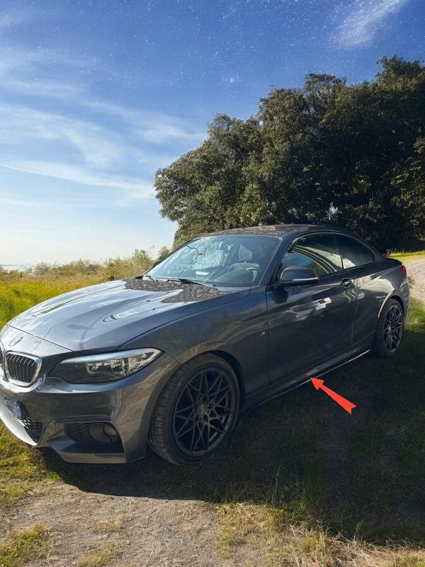 ✨Minigonne Add-on Estensioni per BMW 2 F22 F23 2014+ M-Performance Look✨