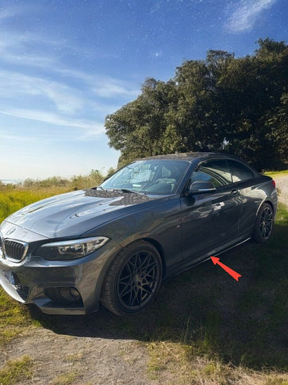 ✨Minigonne Add-on Estensioni per BMW 2 F22 F23 2014+ M-Performance Look✨