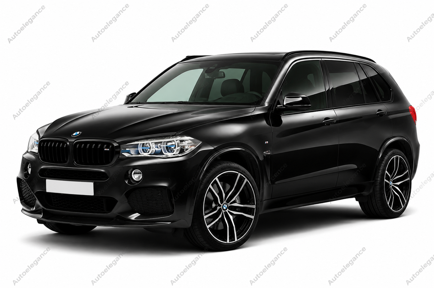 🔥ART.9934 SPLITTER ANTERIORE PER BMW X5 F15 LABBRO NERO LUCIDO M SPORT 13-18🔥