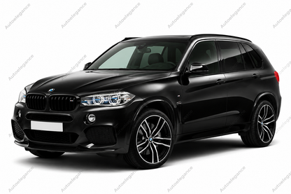 🔥ART.9934 SPLITTER ANTERIORE PER BMW X5 F15 LABBRO NERO LUCIDO M SPORT 13-18🔥