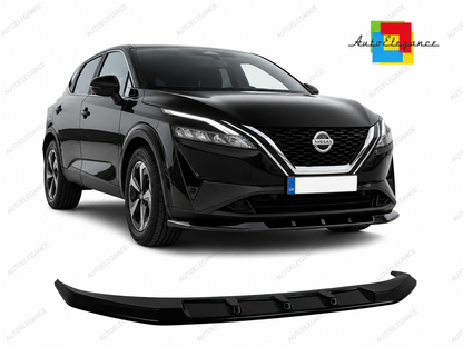 👉Splitter Anteriore adatto per Nissan Qashqai MK3 J12 21-24 Nero Lucido ABS👈