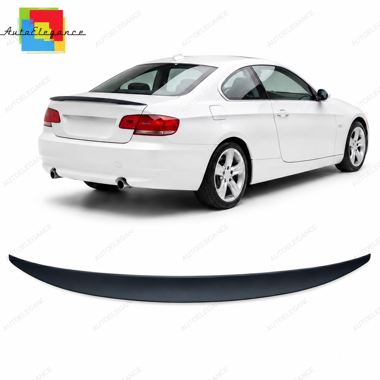 👉Spoiler posteriore per baule nero opaco adatto per BMW Serie 3 E92 2006-2013👈