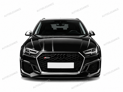 💫ART.0602 GRIGLIA ANTERIORE - AUDI A4 B9 2015+ RS4 NIDO D'APE BORDO SATINATO💫