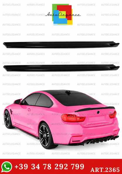 2365 ⭐Sotto Minigonne laterali adatte per BMW Serie 4 M4 F82 (2014–2021)⭐