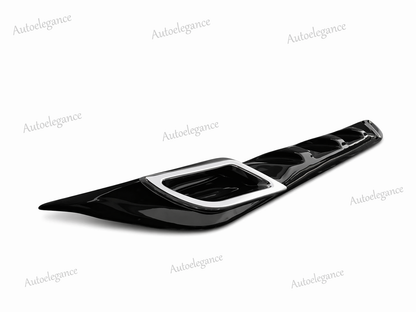 🔥ART.0940 DIFFUSORE ADATTO PER PEUGEOT 208 TERMINALI OVALI ABS NERO LUCIDO🔥