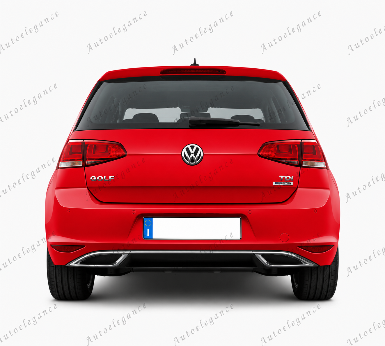 🔥ART.0138 DIFFUSORE PER VW GOLF 7 VII 12-16 SOTTO PARAURTI LOOK 7.5 IN ABS🔥