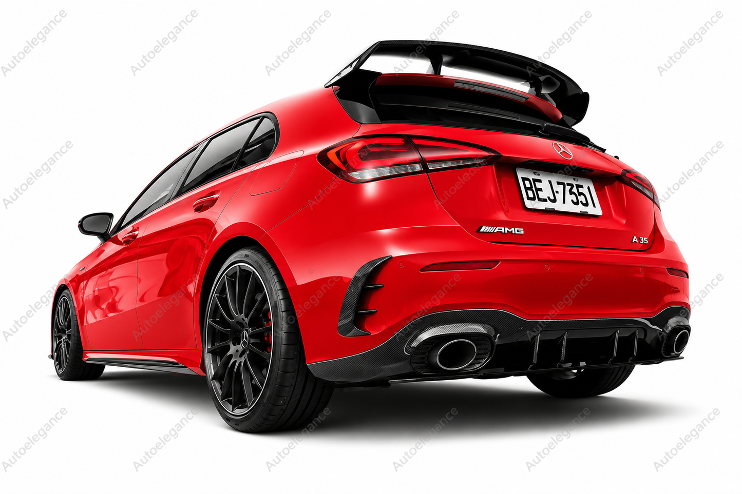 🔥COPPIA DI ALETTE POSTERIORI MERCEDES W177 AMG LINE HATCHBACK FIBER CARBONI🔥