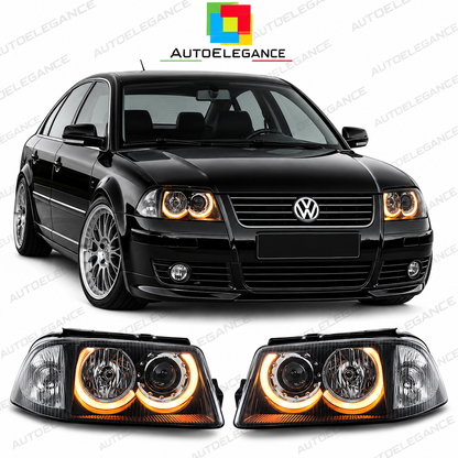 ART.6347 FARI ANTERIORI ADATTO PER VW PASSAT 3BG B5 FL 2000-2005