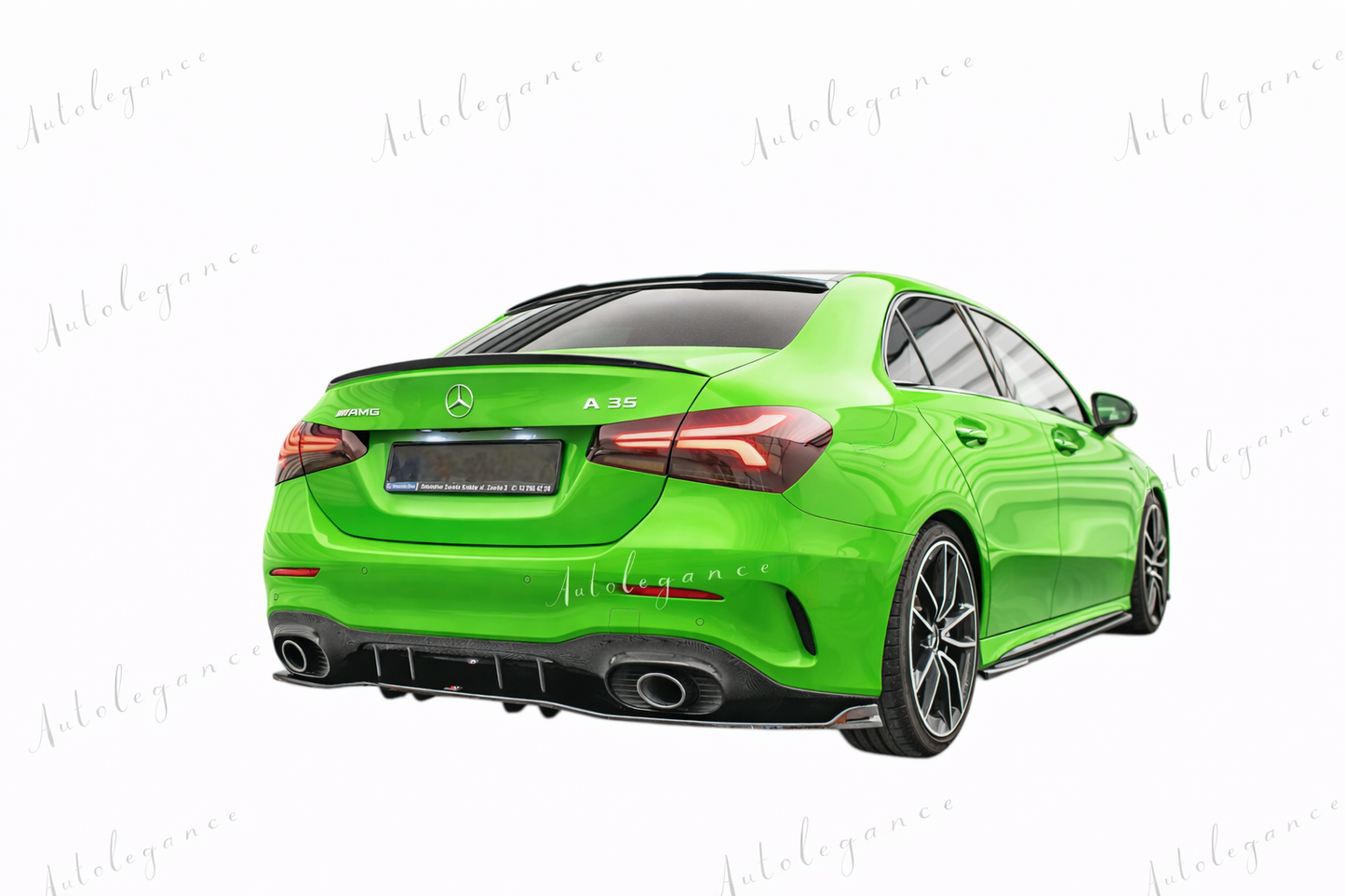🔥ART.9579 SPLITTER POSTERIORE ADATTO PER V.2 MERCEDES A 35 AMG BERLINA V177🔥