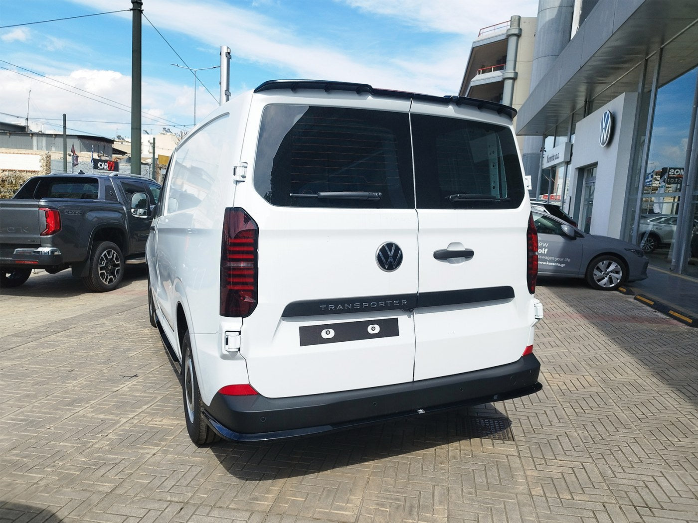 💫ART.3550 V.1 Spoiler Tetto per Ford Transit Custom Mk2 / Volkswagen T7 2023+💫