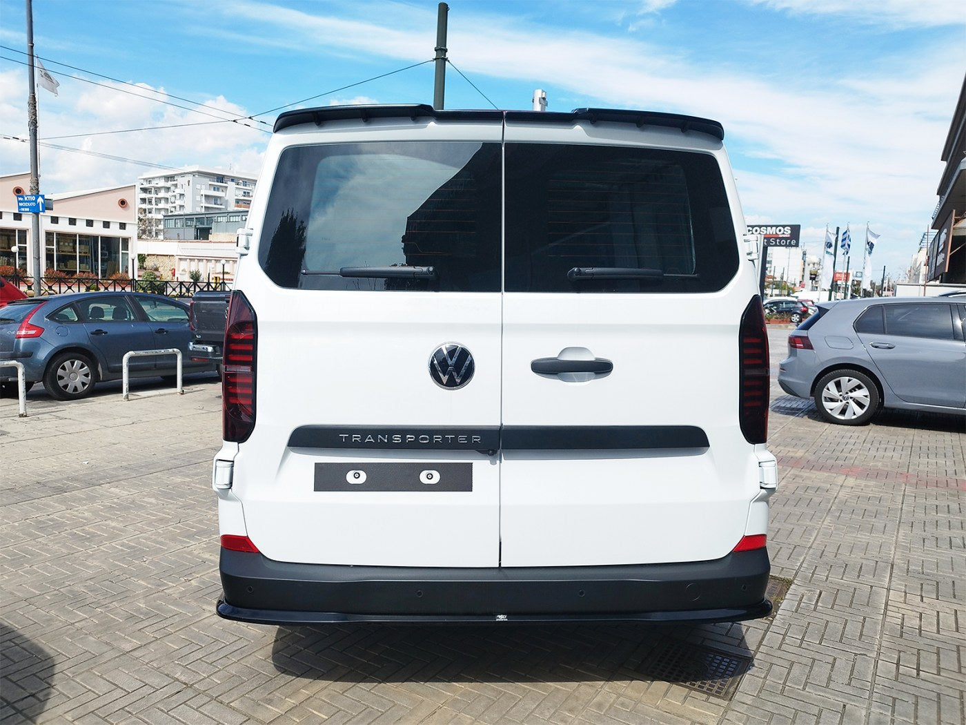 💫ART.3550 V.1 Spoiler Tetto per Ford Transit Custom Mk2 / Volkswagen T7 2023+💫