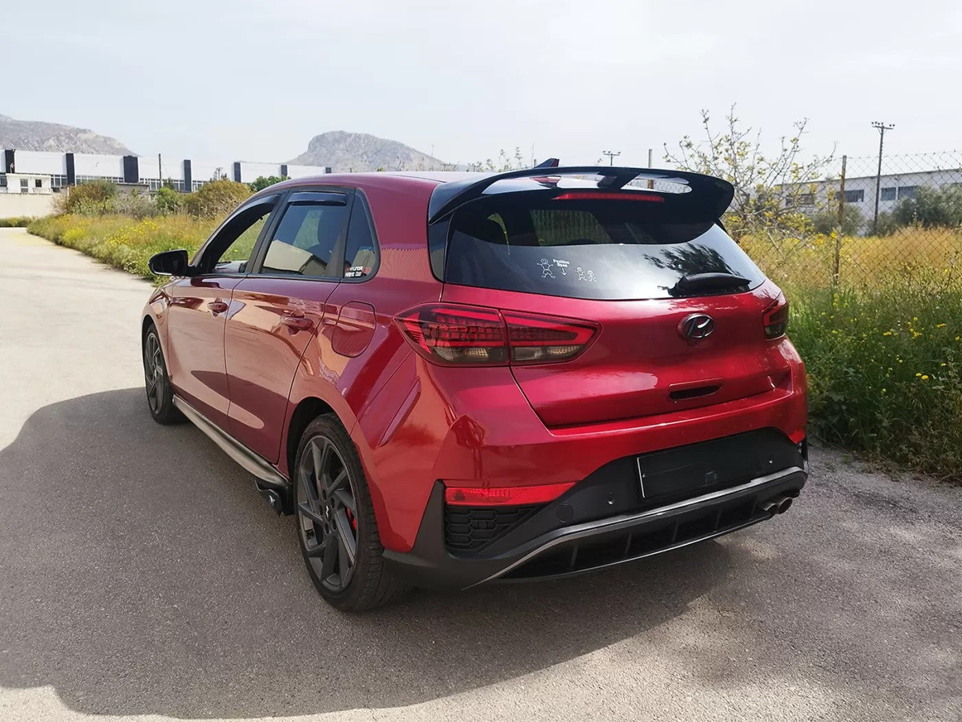 🔥ROOF SPOILER ADATTO PER HYUNDAI I30 MK3 HATCHBACK (2016+) 🔥