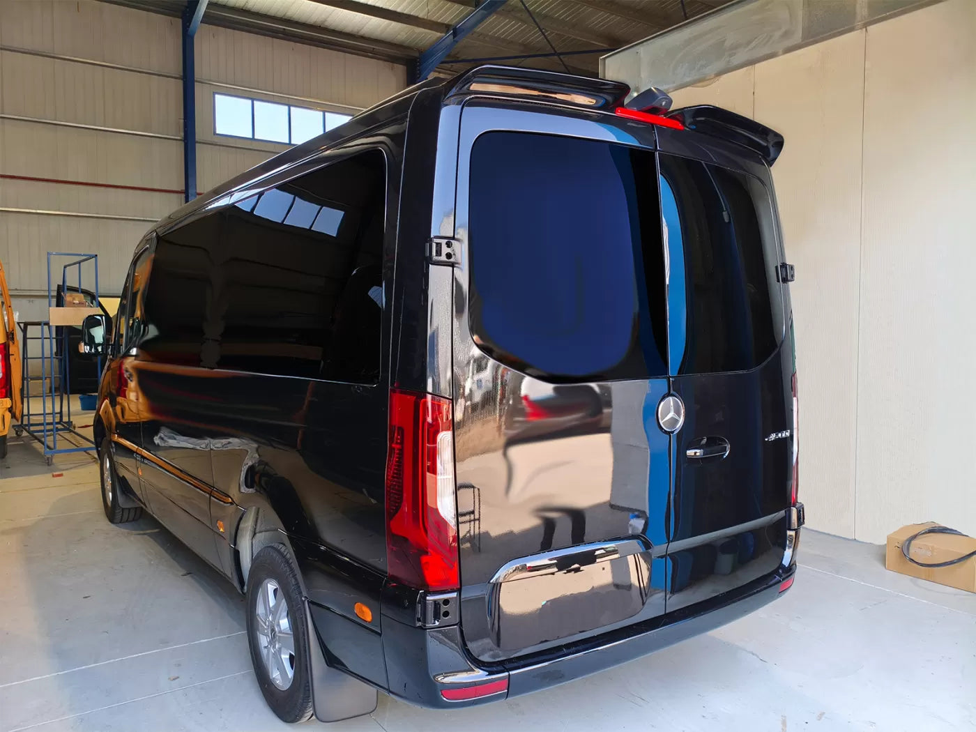 💫ART.3091 Spoiler Tetto Barn Doors M Sprinter H1 Mk2-Mk3 / VW Crafter H1 Mk1💫