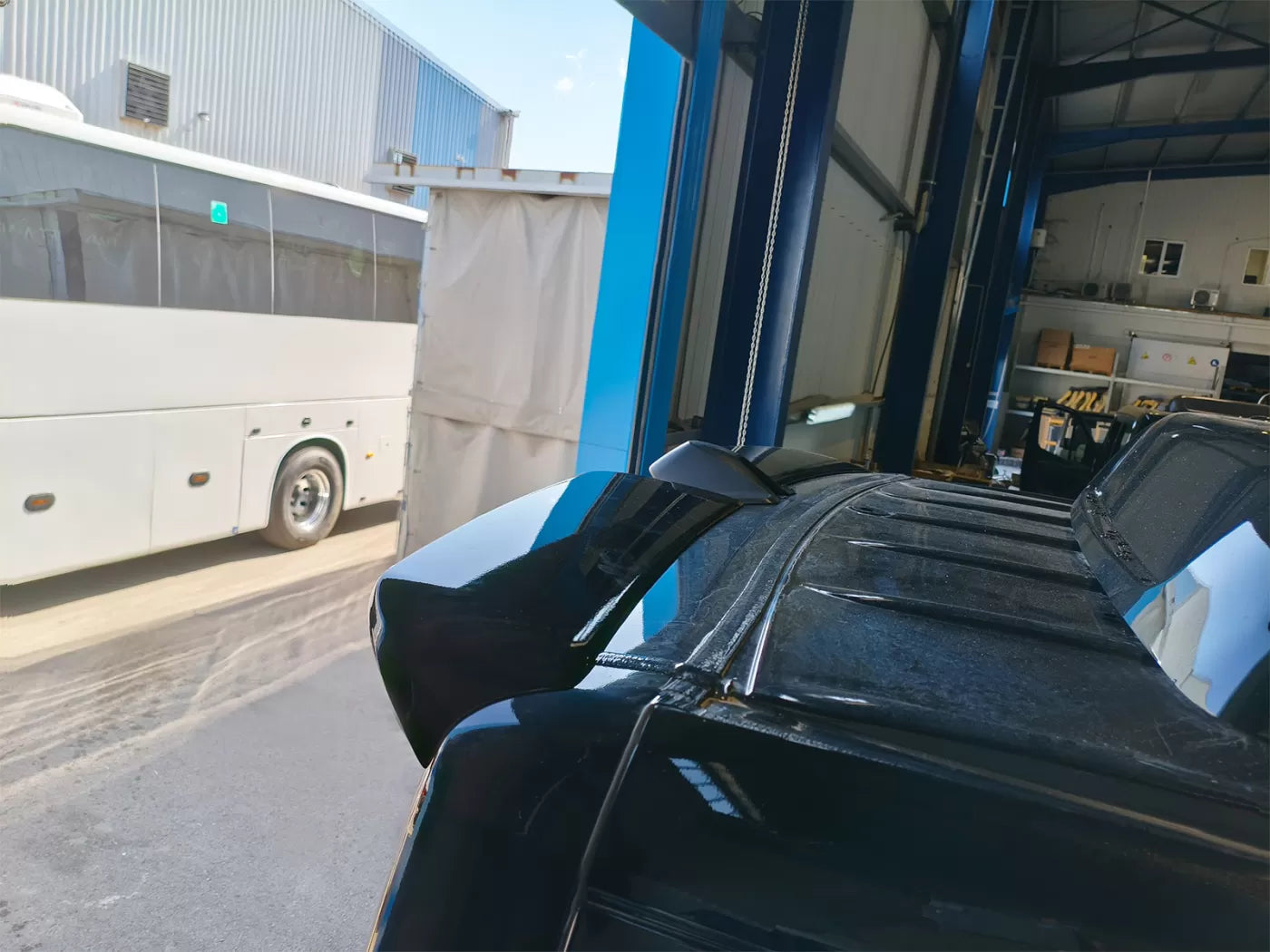💫ART.3091 Spoiler Tetto Barn Doors M Sprinter H1 Mk2-Mk3 / VW Crafter H1 Mk1💫
